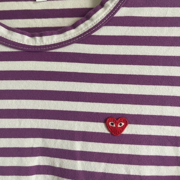 Comme des Garçons Play Striped Long Sleeve - Picture 3 of 6